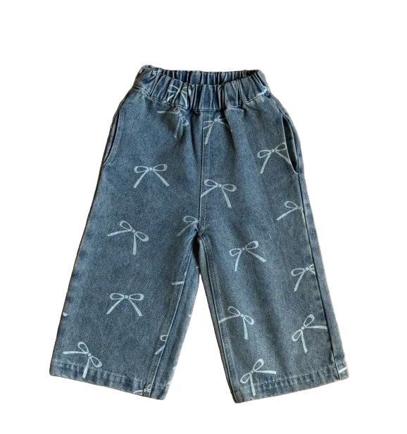 Ribbony Denim Pants