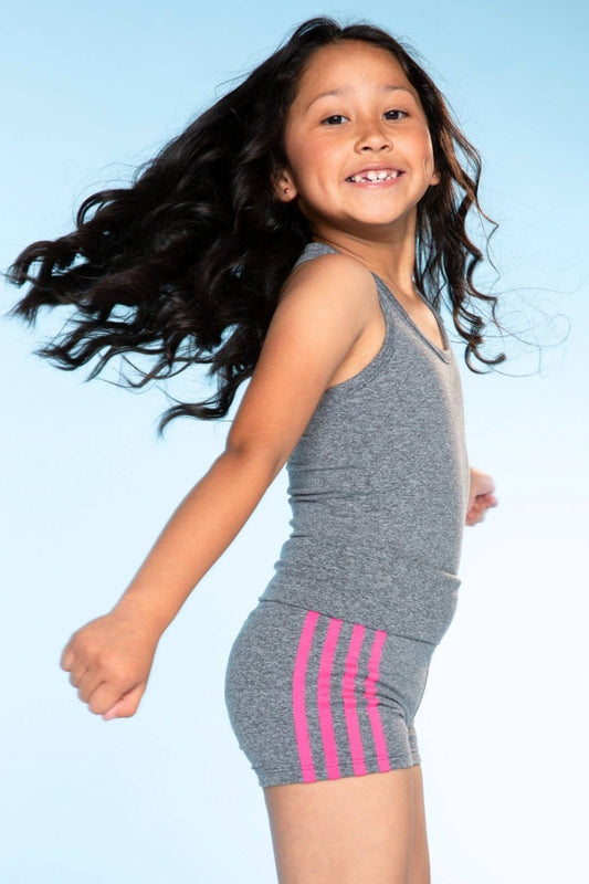 Striped Racerback Tank & Foldover Short