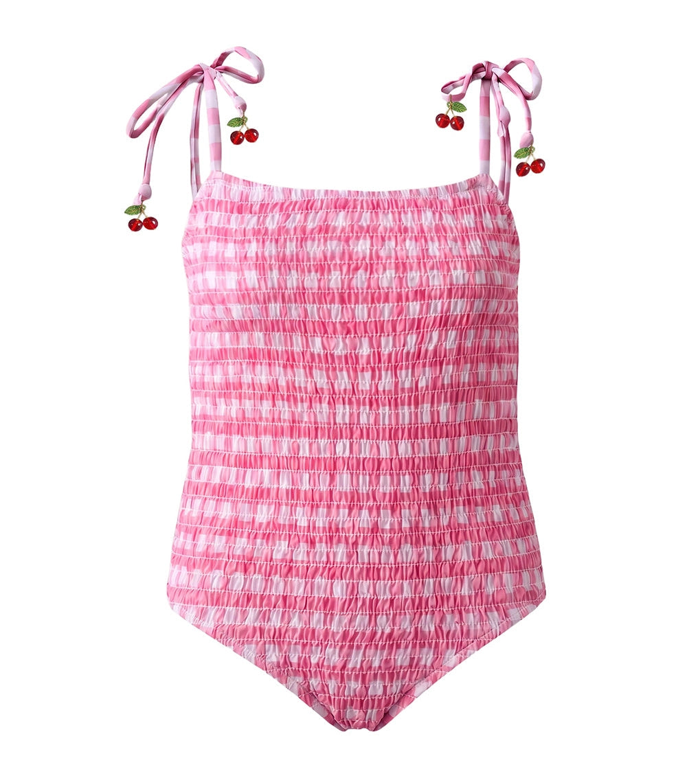 Gingham One Piece