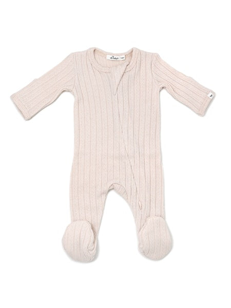 Cable Onesie with Zipper