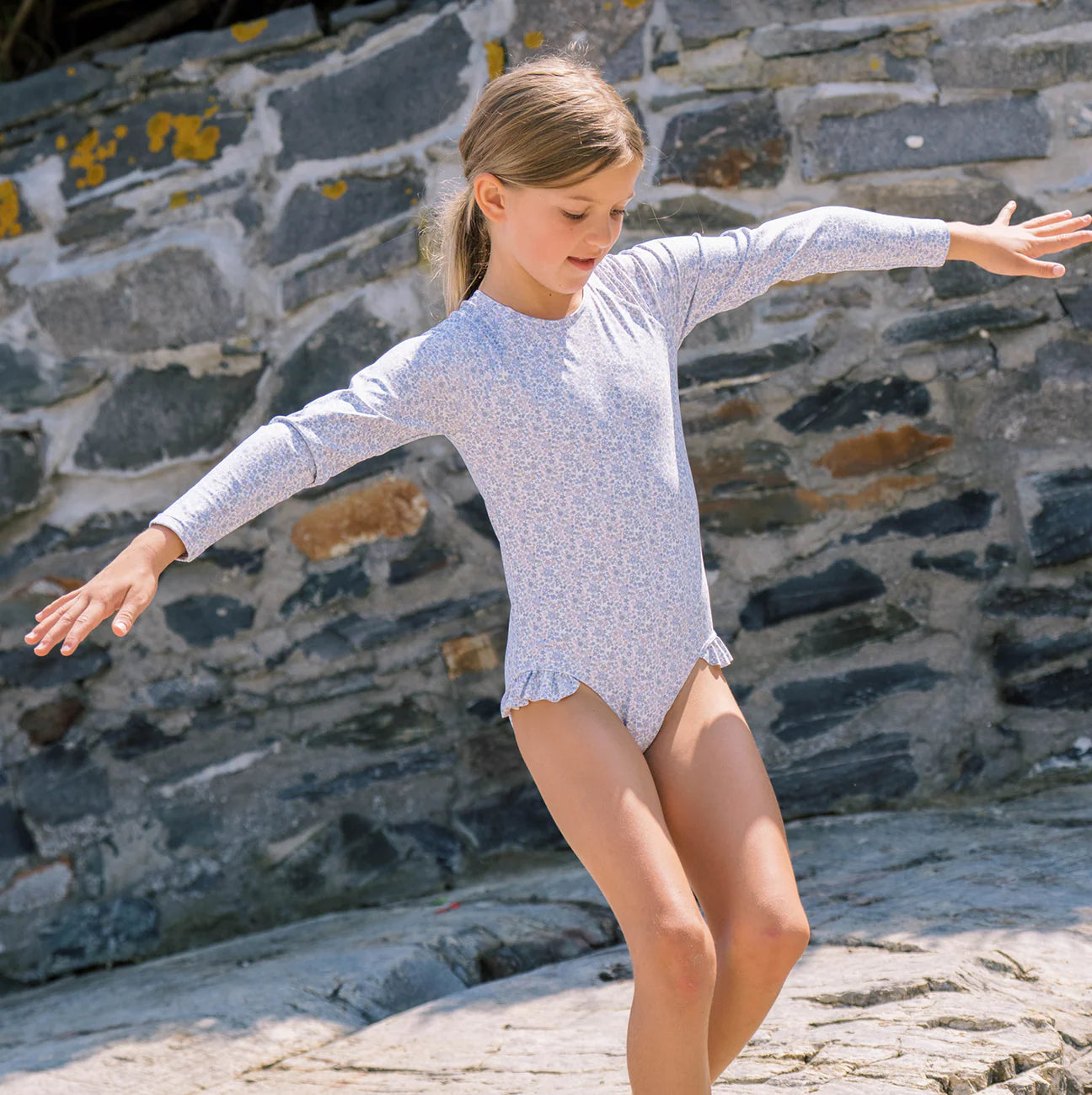 Slate Floral Rashguard