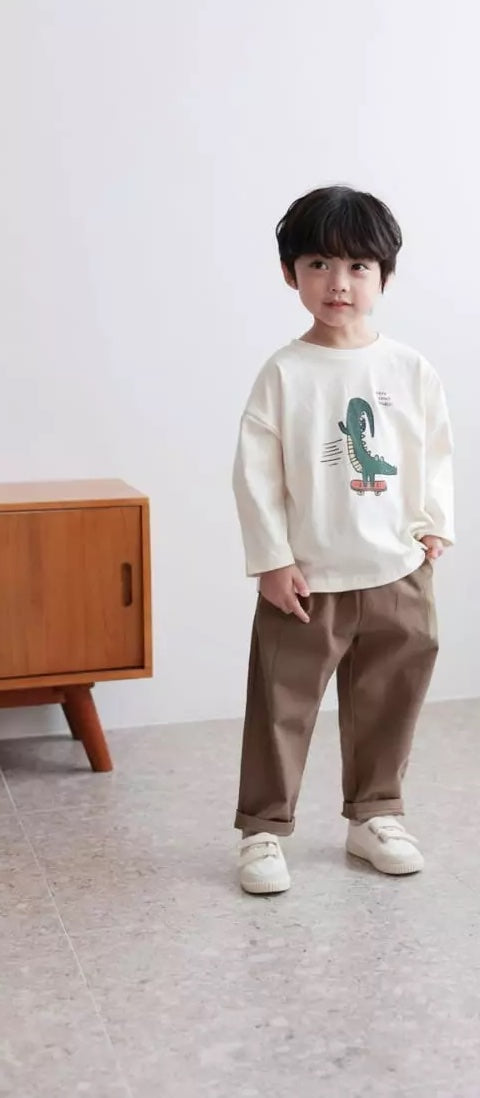 Crocodile long sleeve shirt