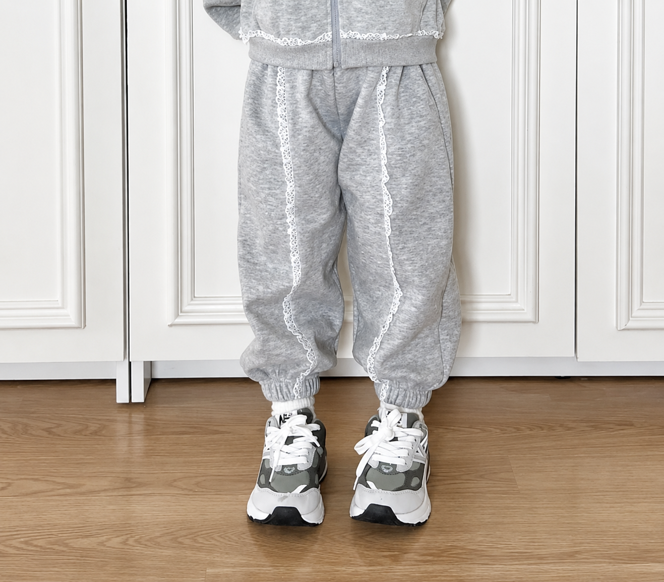 Lace Cut Cargo Pants