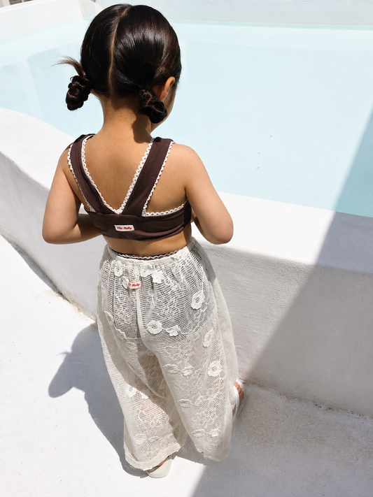 Lace cover-up Pants