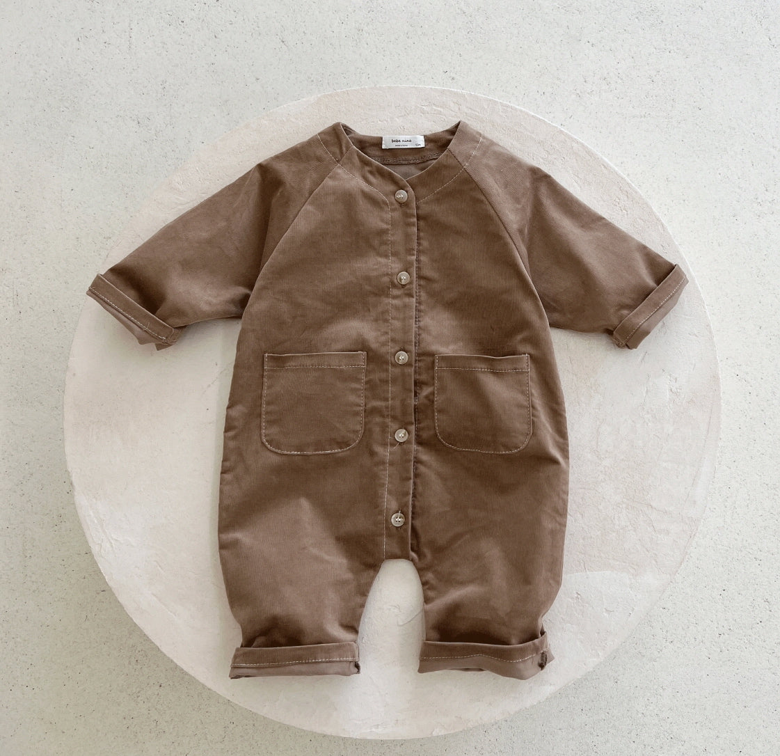 Lightweight Corduroy Jumpsuit