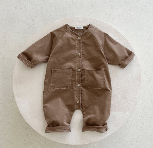 Lightweight Corduroy Jumpsuit