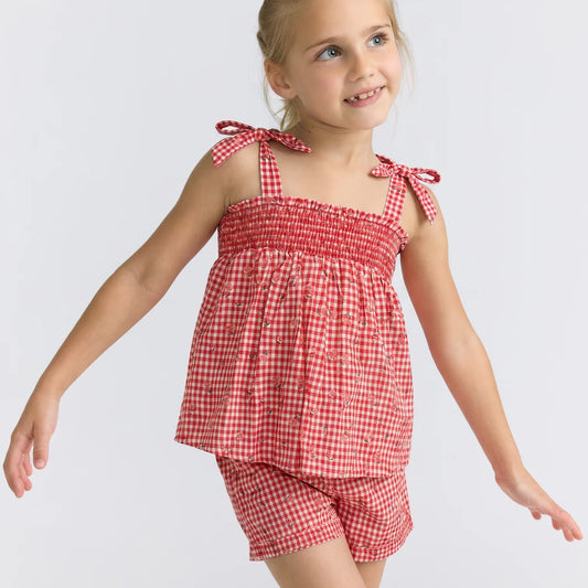 Gingham Short Set