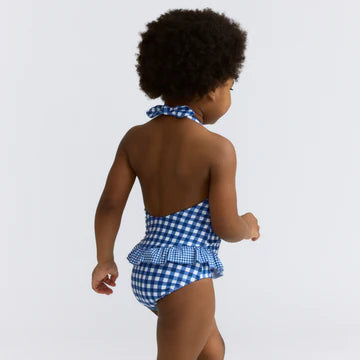 Ruffle Halter One Piece