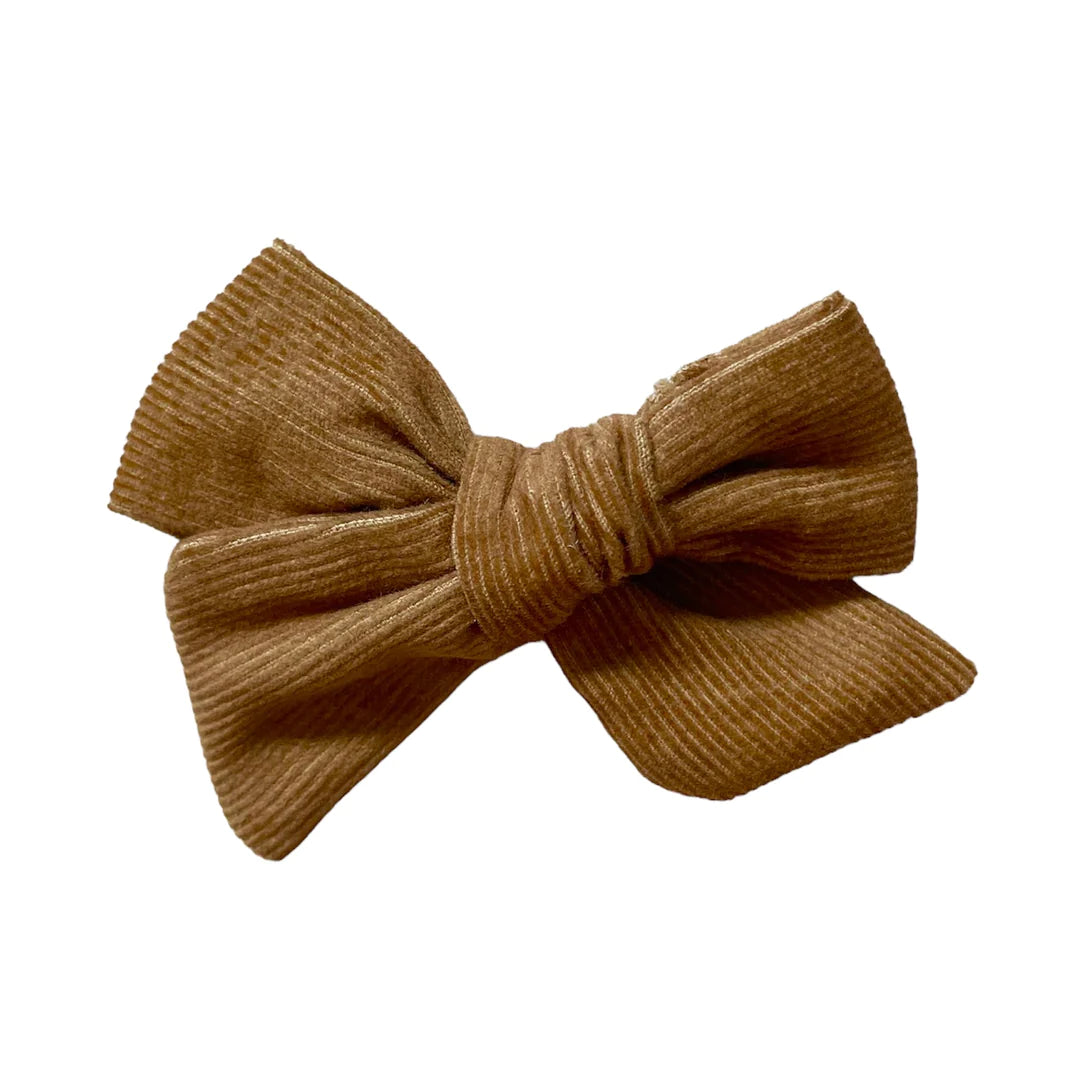 Corduroy Pinwheel bow