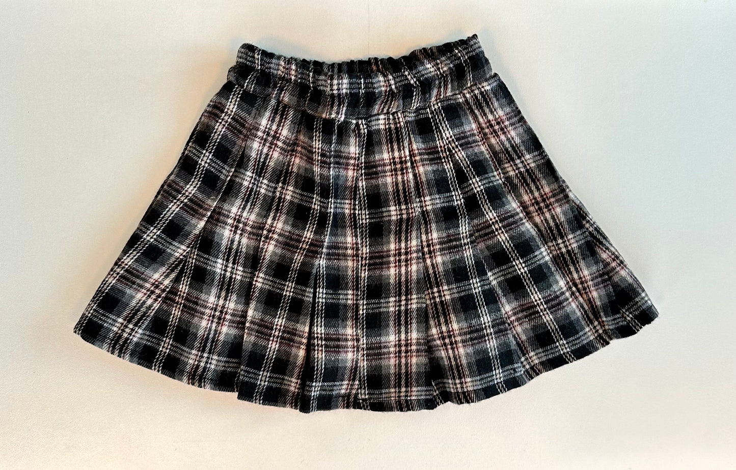 Flannel Plaid Skirt