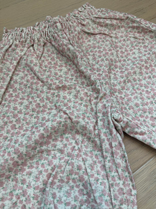 Corduroy daisy joggers