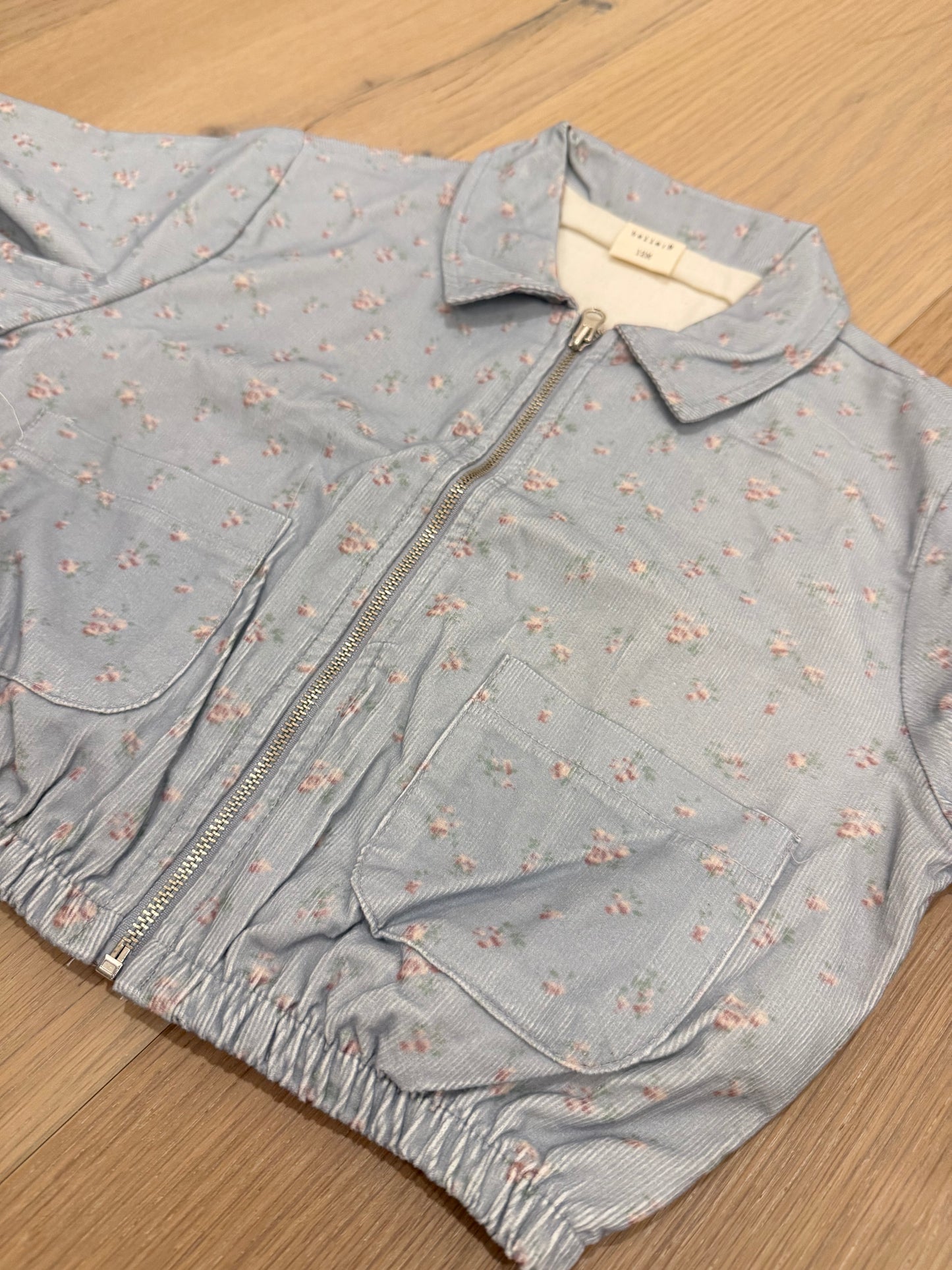 Floral corduroy jacket