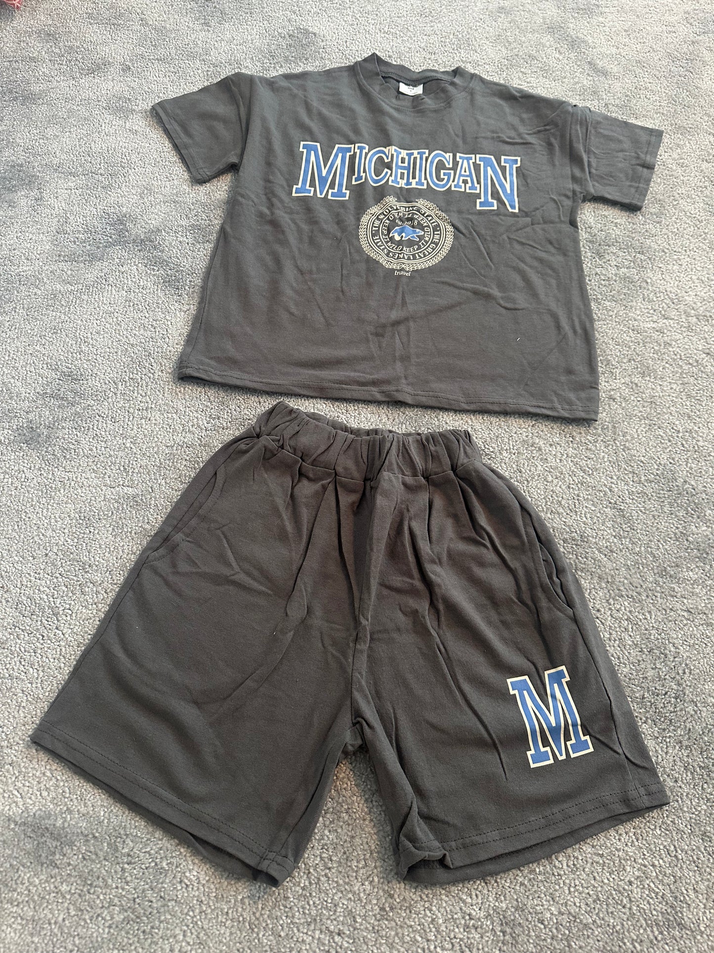 Michigan short set