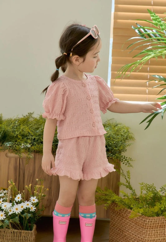 Jazzy Cardigan Short set