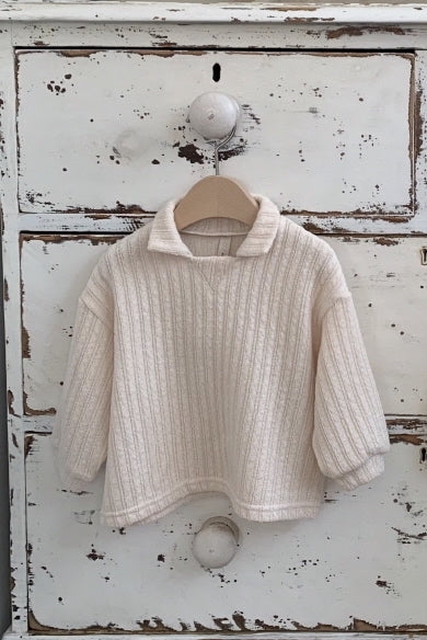 Rib Knit Collar top
