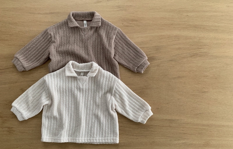 Rib Knit Collar top
