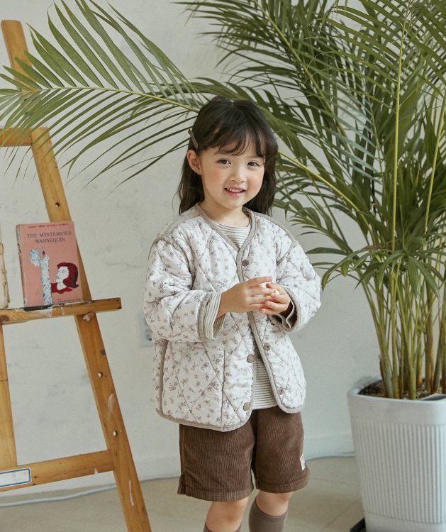 Reversible quilted snap front jacket