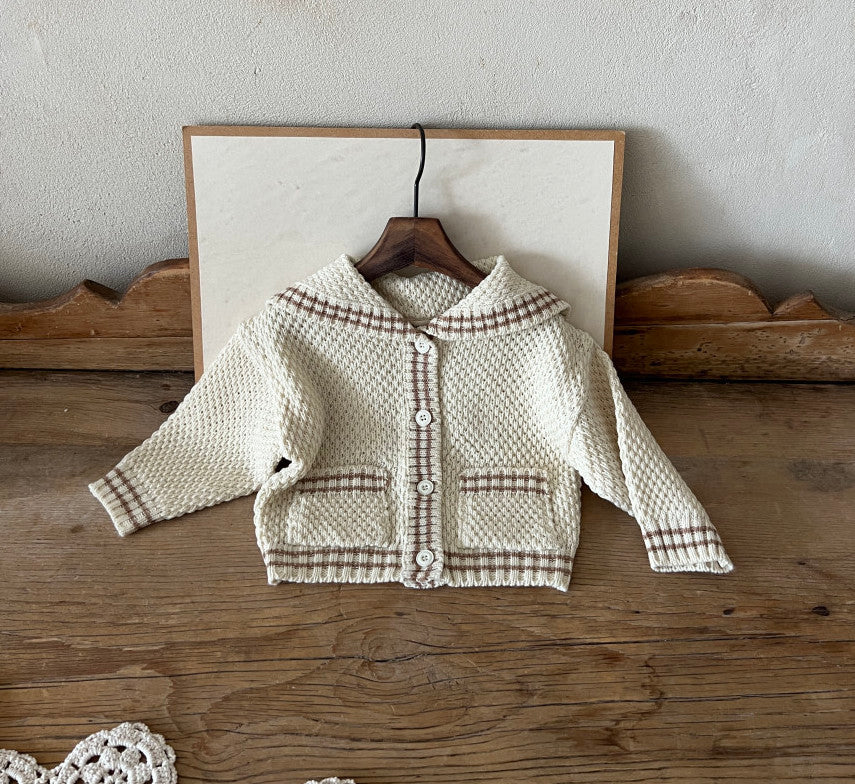 Sailor button front cardigan