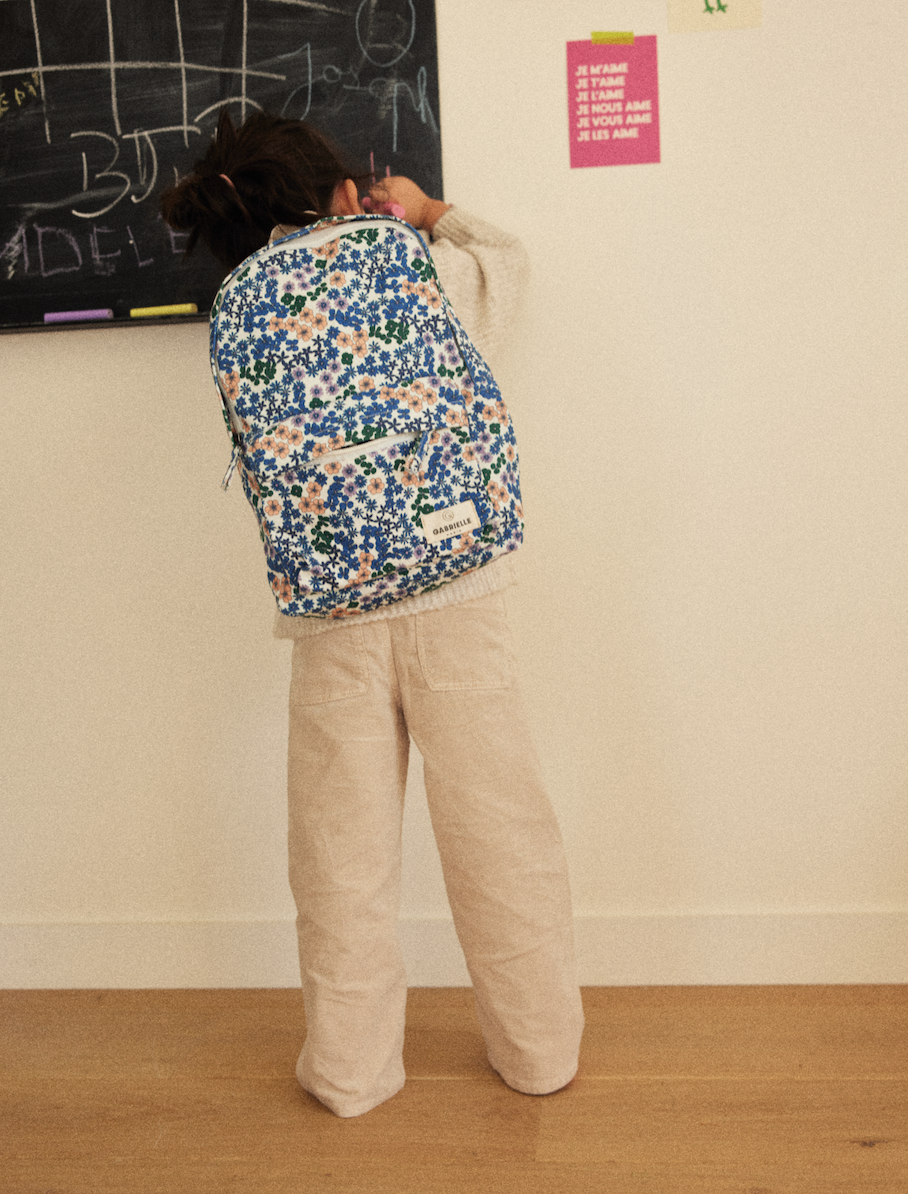 Floral Backpack Azur