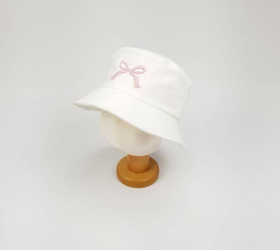 Ribbon bucket hat