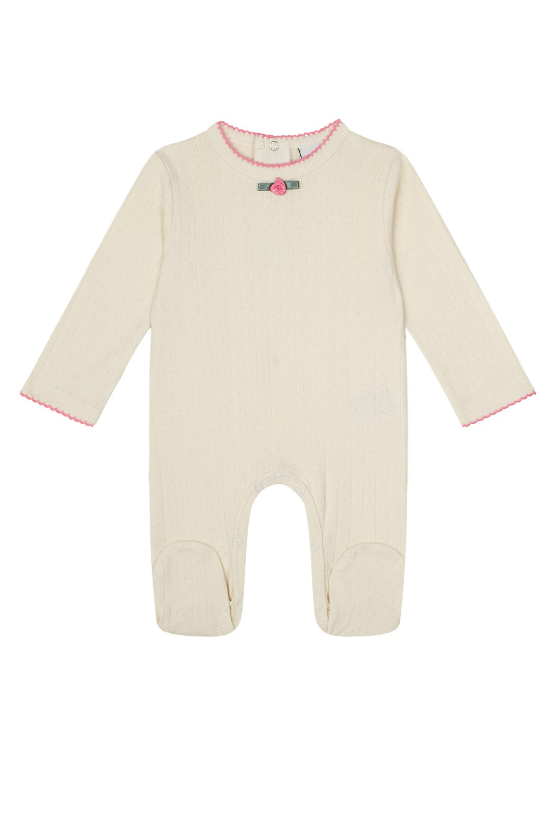 Milk Jacquard Footsie
