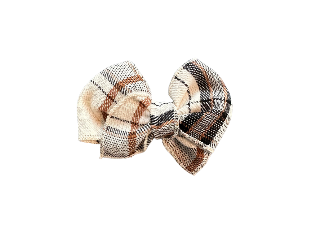 Plaid bow