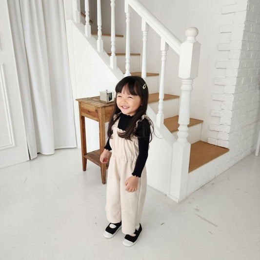 Beige Ruffle Jumpsuit