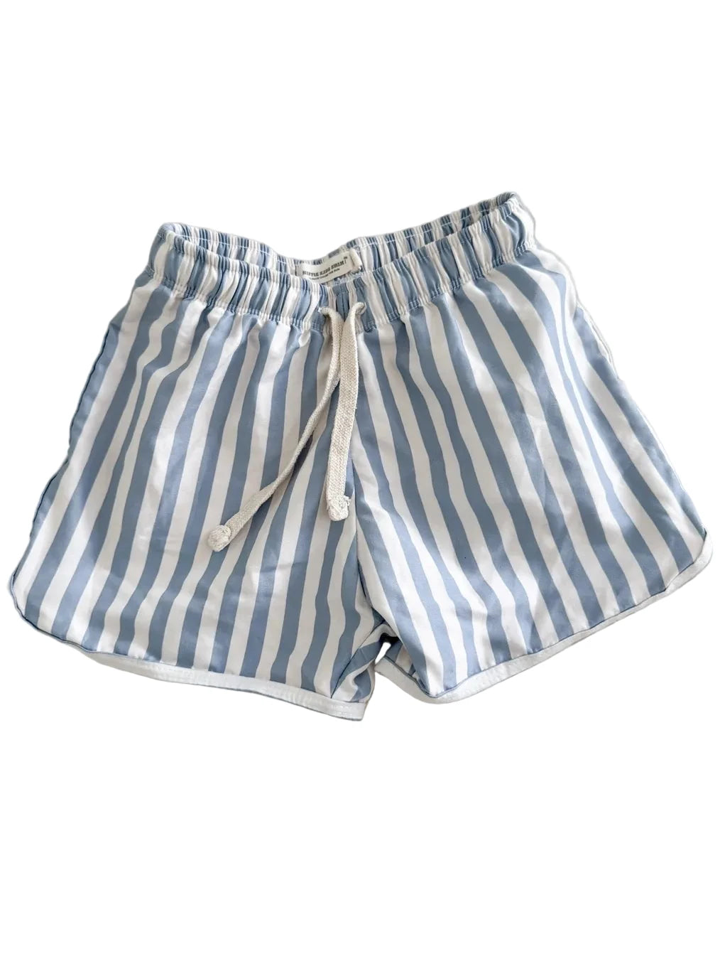 Blue striped swim trunk