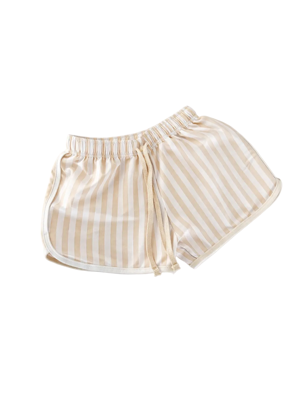 Yellow striped swim trunk