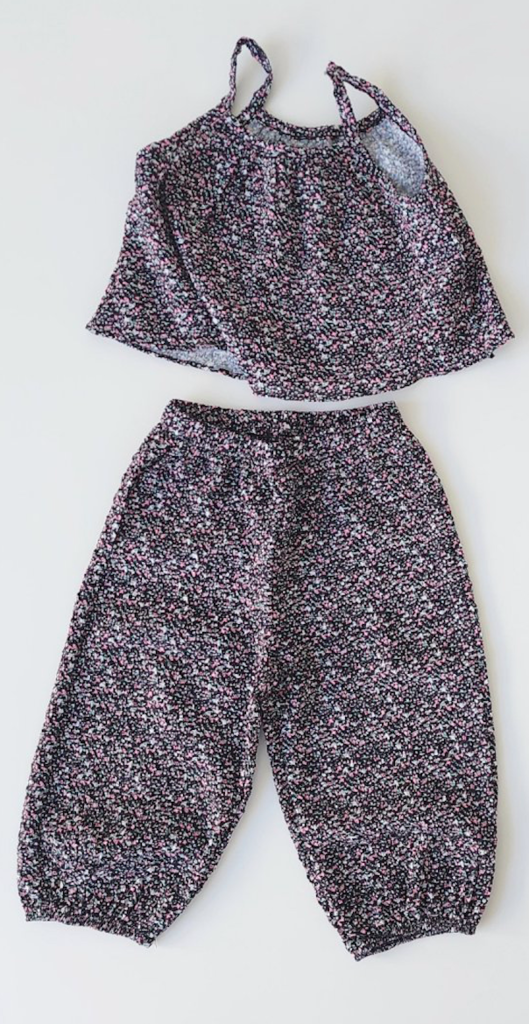 Printed Sleeveless set