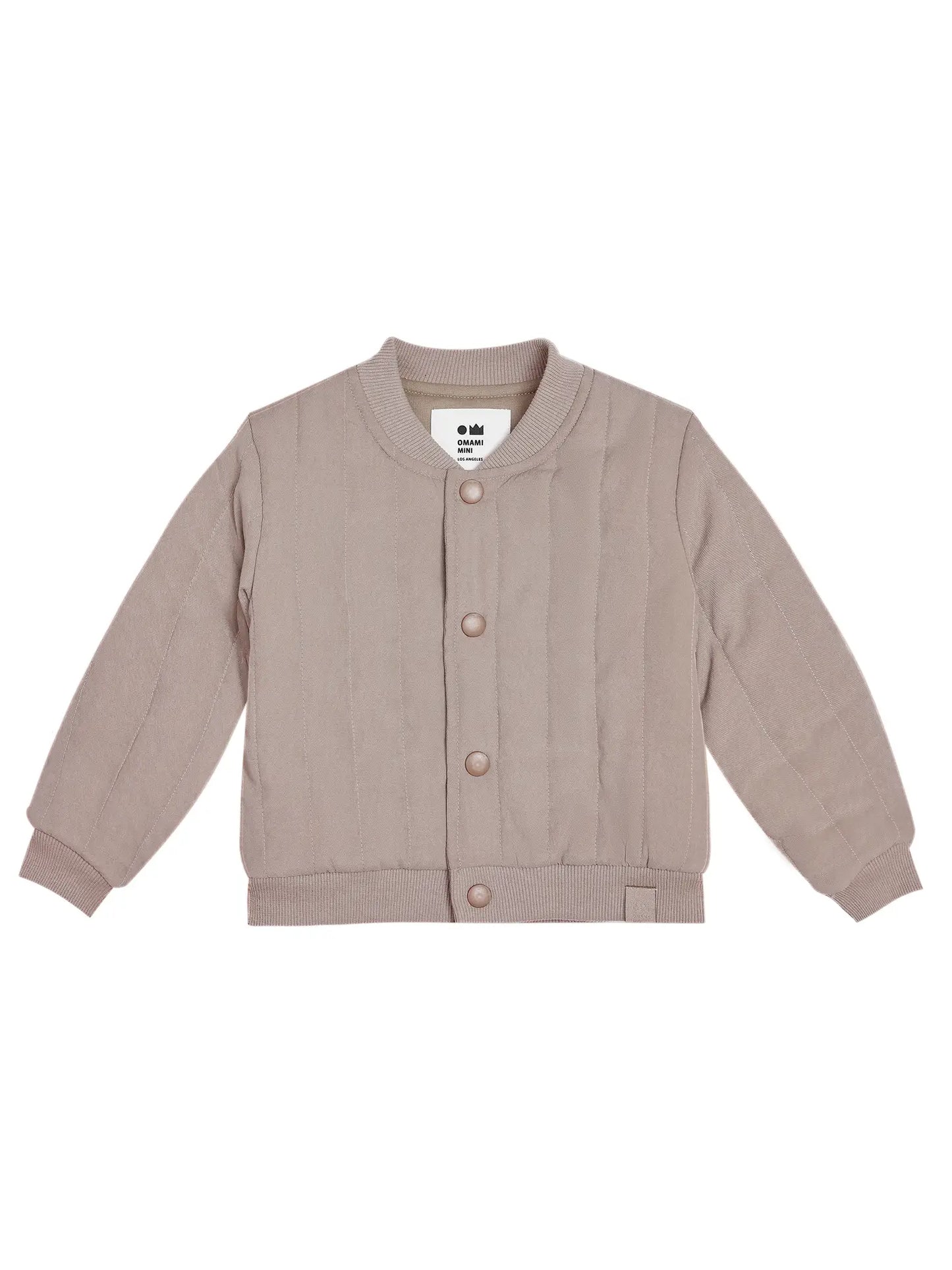 Quilted Poplin bomber
