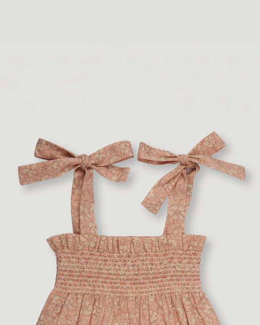 Audrey Garden Smocked Romper