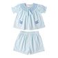 Smocked Top & Shorts Set