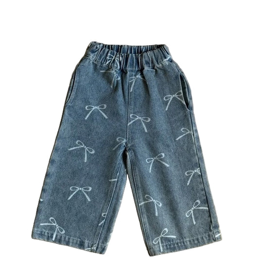 Ribbony Denim Pants