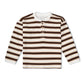 Cocoa Stripe Henley