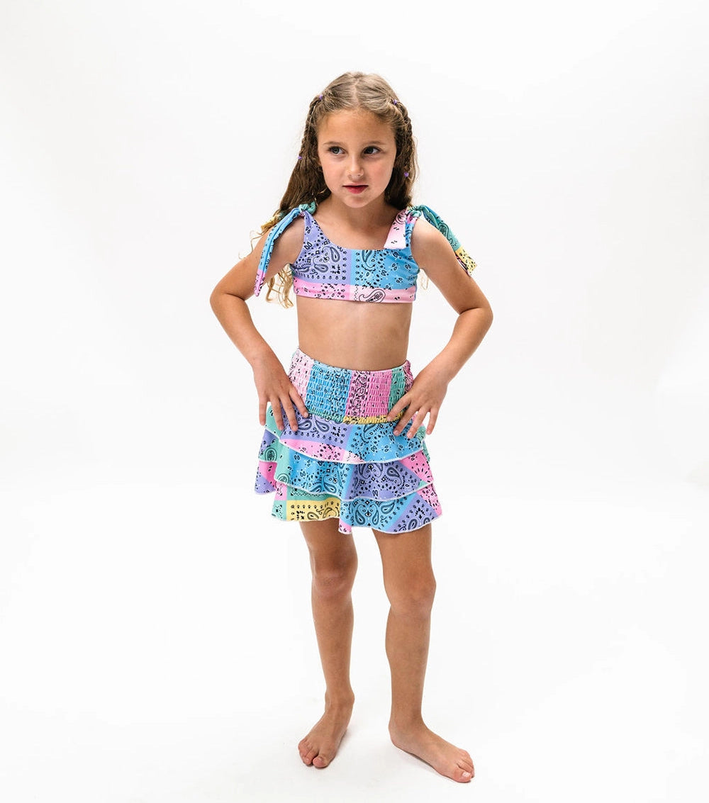 Bandana Ruffle Skirt