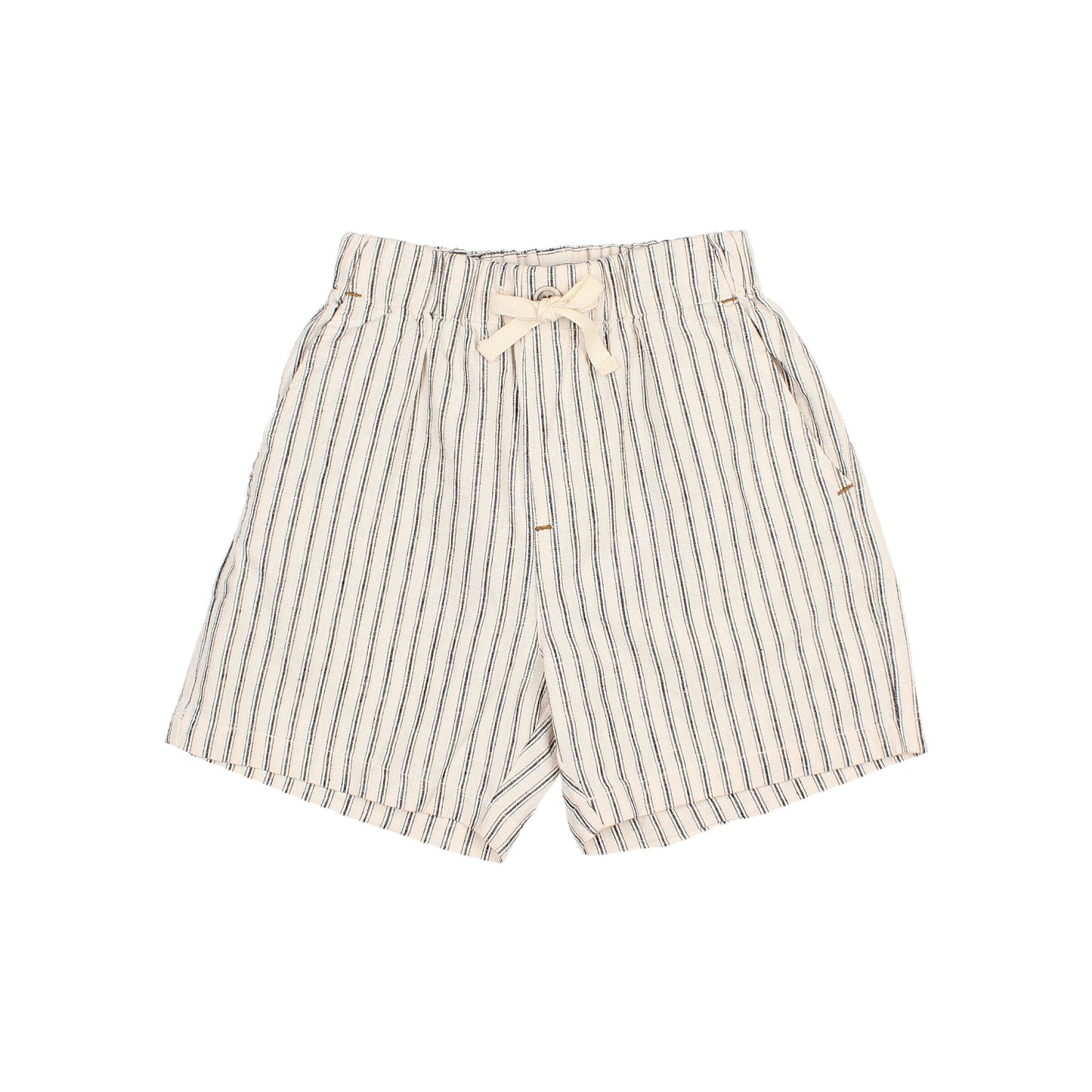 Linen Stripe Bermuda Short