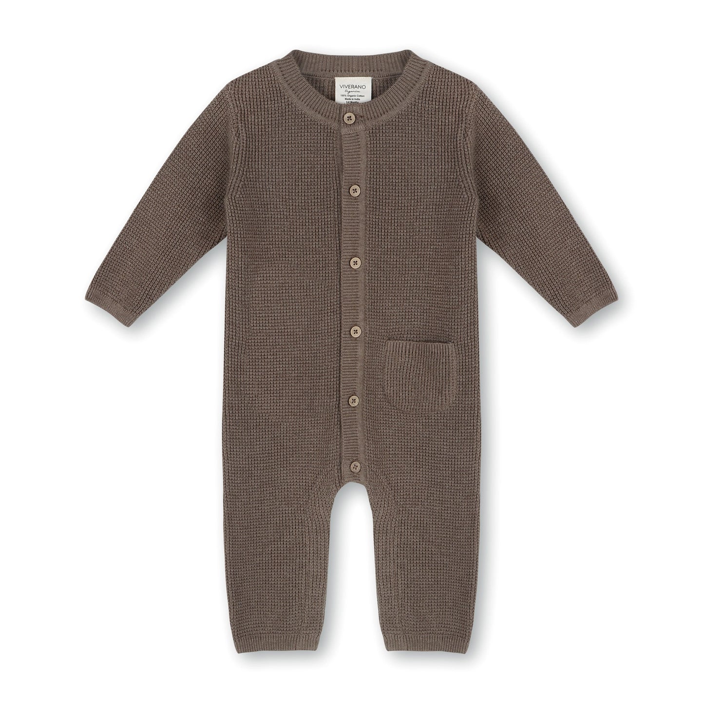 Waffle Knit baby jumpsuit