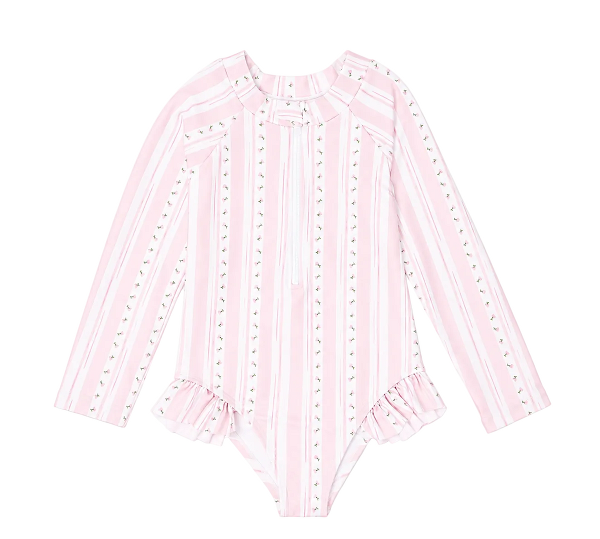 Pink Rosette Rashguard