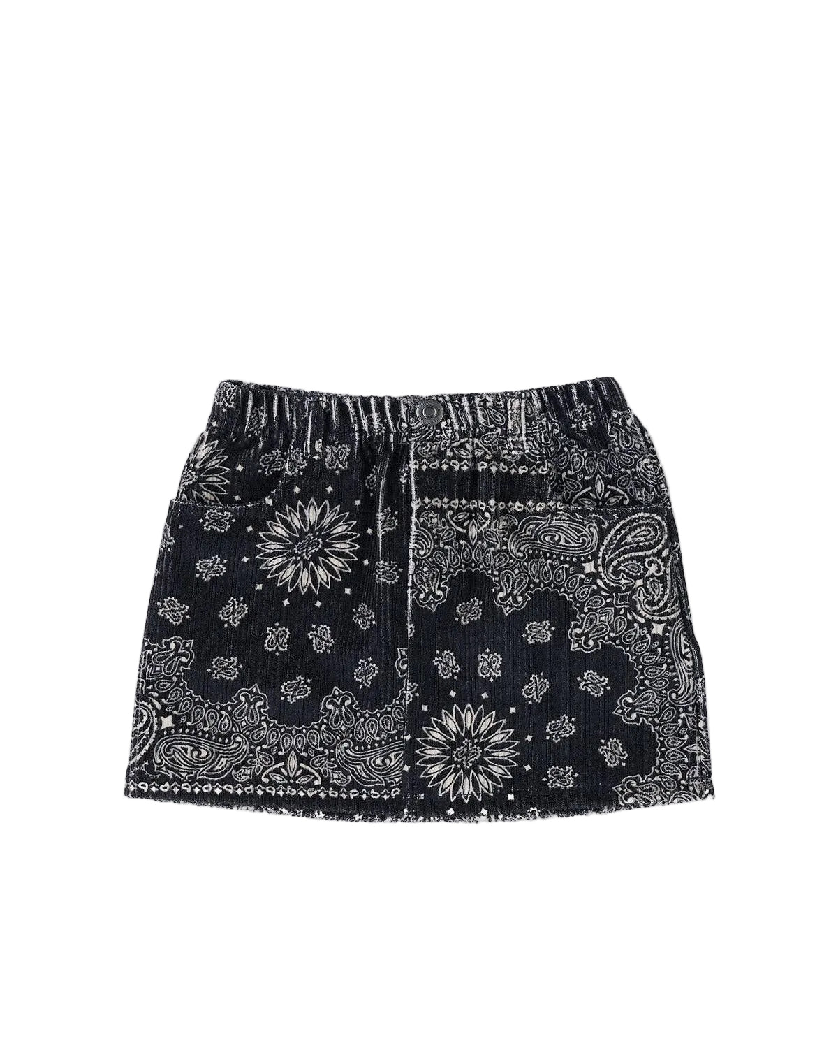 Bandana Corduroy Skirt