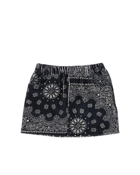 Bandana Corduroy Skirt