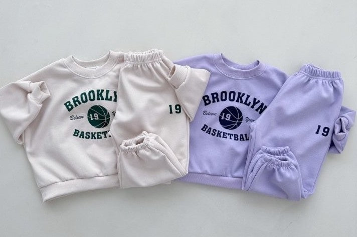 Brooklyn Basketball sweatpants and sweatshirt set