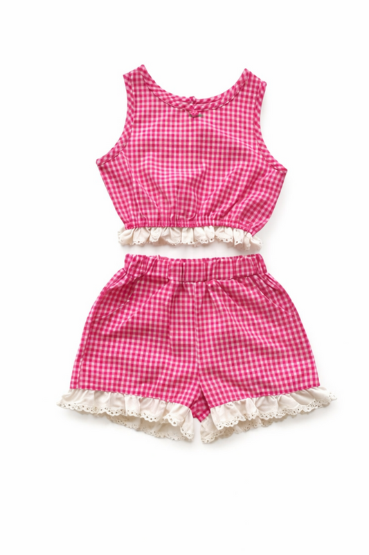 Gingham Mimi Set