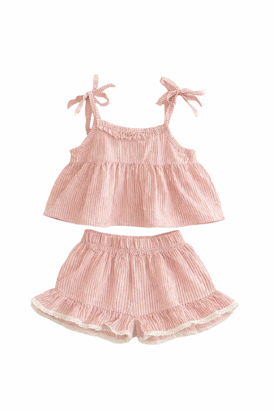 Elle Striped Set