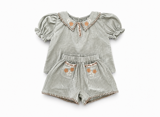 Florin Embroidered Set