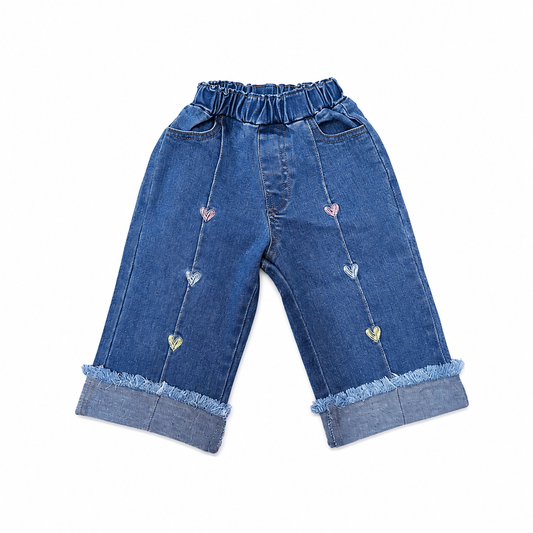 Heart Heart Denim Pants