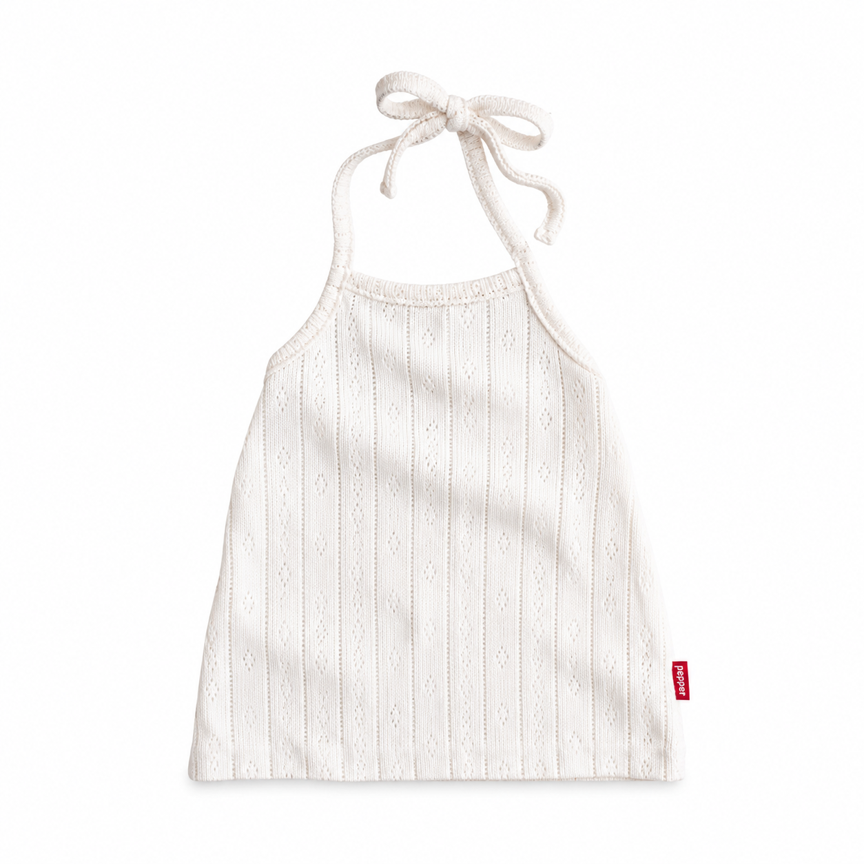 Eyelet Halter Top