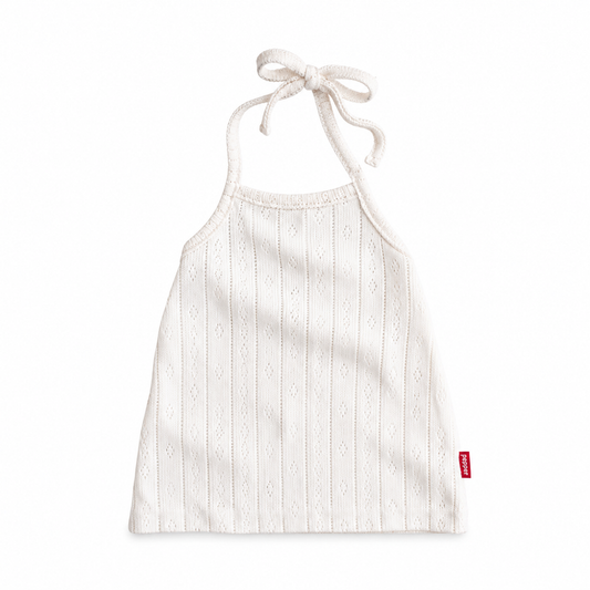 Eyelet Halter Top