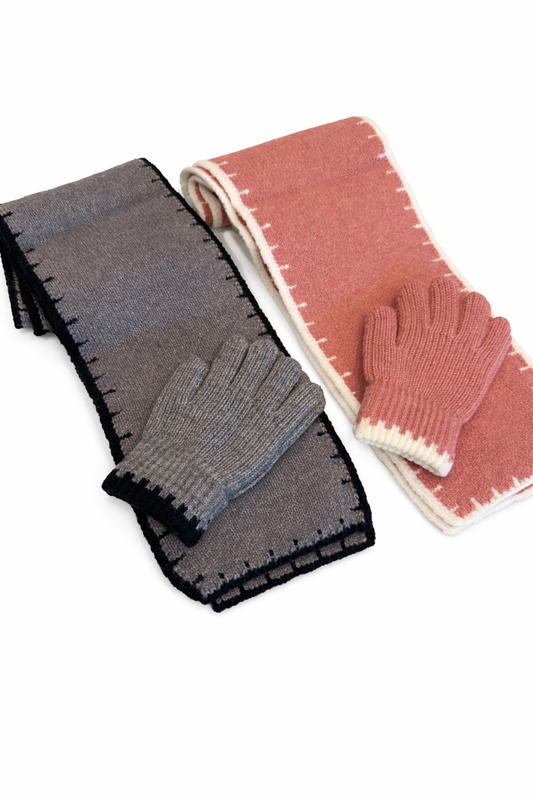 Wyatt Scarf & Glove Set