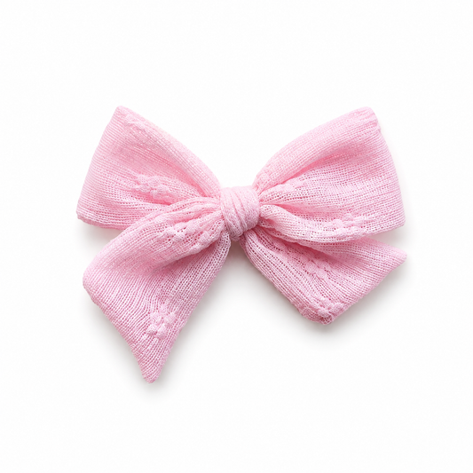 Pink Lace bow